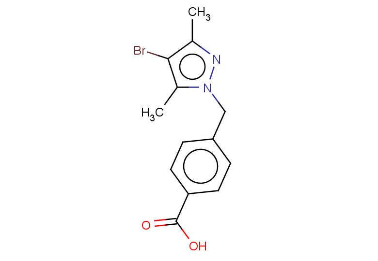 4-[(4-bromo-3,5-dimethyl-1H-pyrazol-1-yl)methyl]benzoic acid