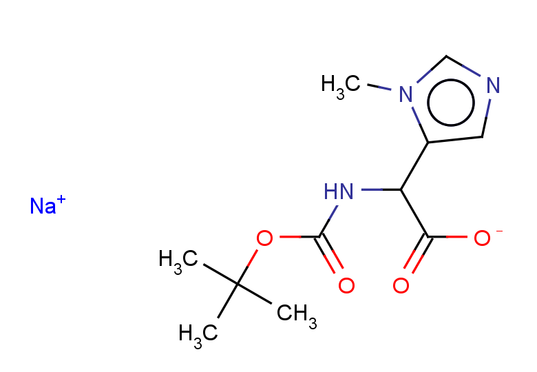 sodium 2-{[(tert-butoxy)carbonyl]amino}-2-(1-methyl-1H-imidazol-5-yl)acetate