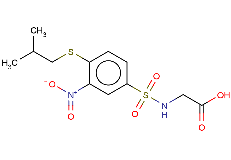 2-{4-[(2-methylpropyl)sulfanyl]-3-nitrobenzenesulfonamido}acetic acid