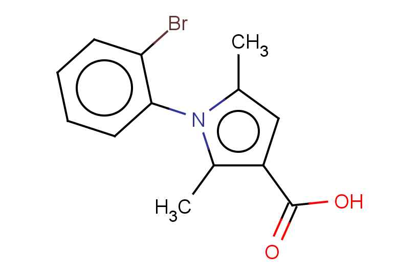 1-(2-bromophenyl)-2,5-dimethyl-1H-pyrrole-3-carboxylic acid