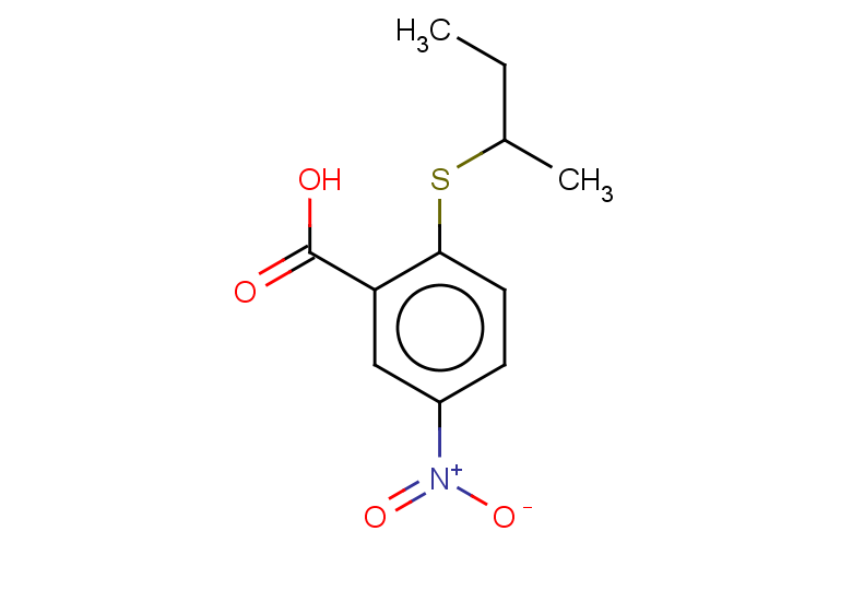 2-(butan-2-ylsulfanyl)-5-nitrobenzoic acid