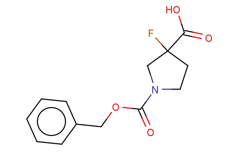 1-[(benzyloxy)carbonyl]-3-fluoropyrrolidine-3-carboxylic acid