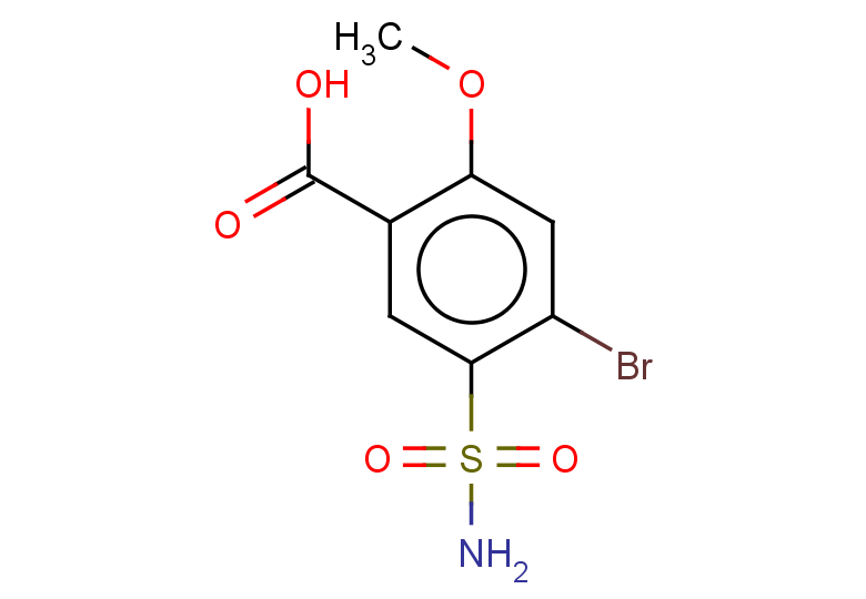4-bromo-2-methoxy-5-sulfamoylbenzoic acid