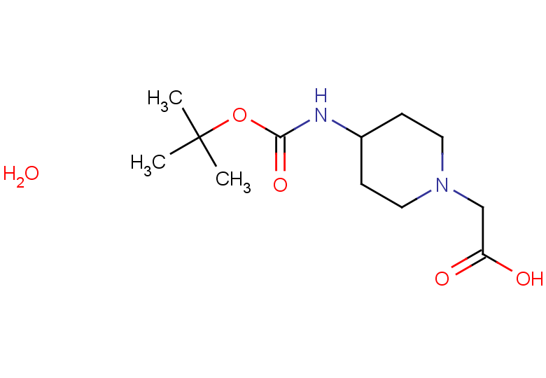 2-(4-{[(tert-butoxy)carbonyl]amino}piperidin-1-yl)acetic acid hydrate