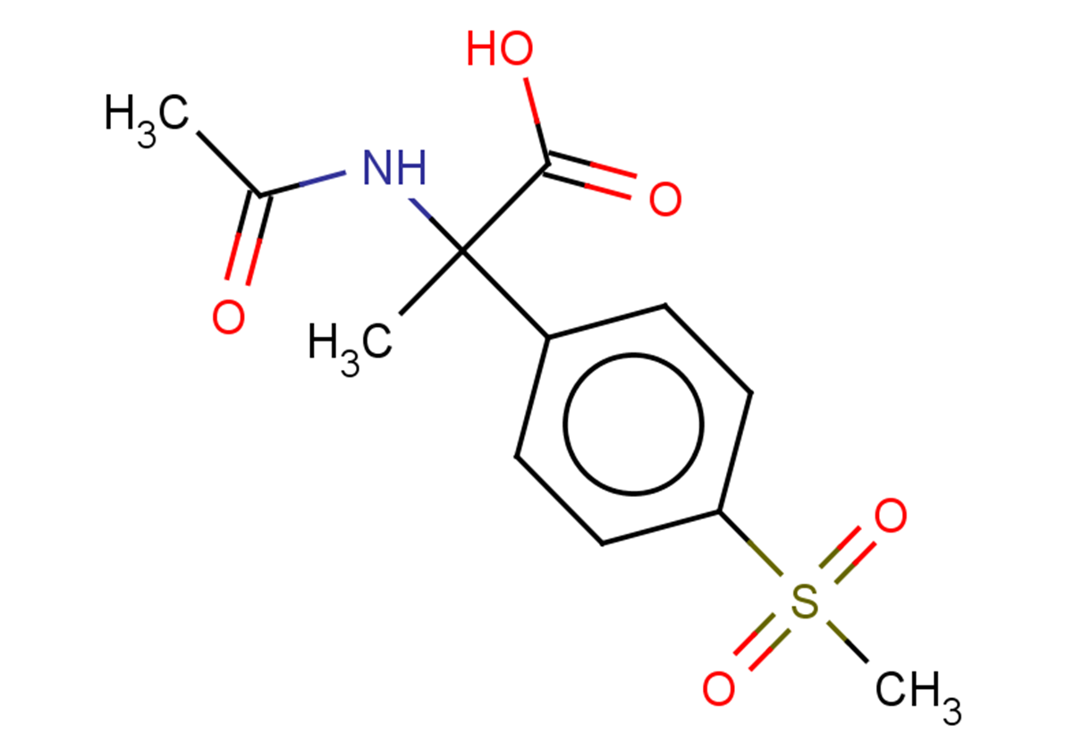 2-acetamido-2-(4-methanesulfonylphenyl)propanoic acid