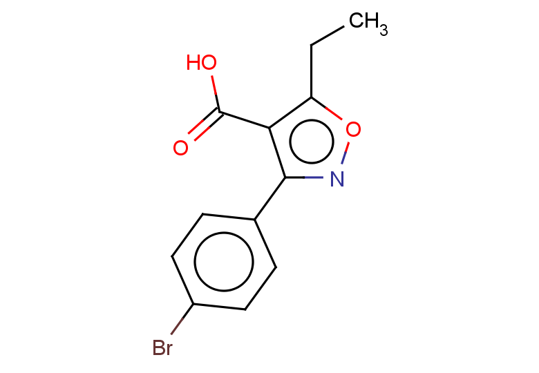 3-(4-bromophenyl)-5-ethyl-1,2-oxazole-4-carboxylic acid