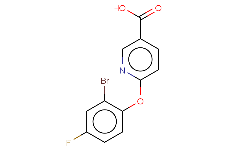 6-(2-bromo-4-fluorophenoxy)pyridine-3-carboxylic acid