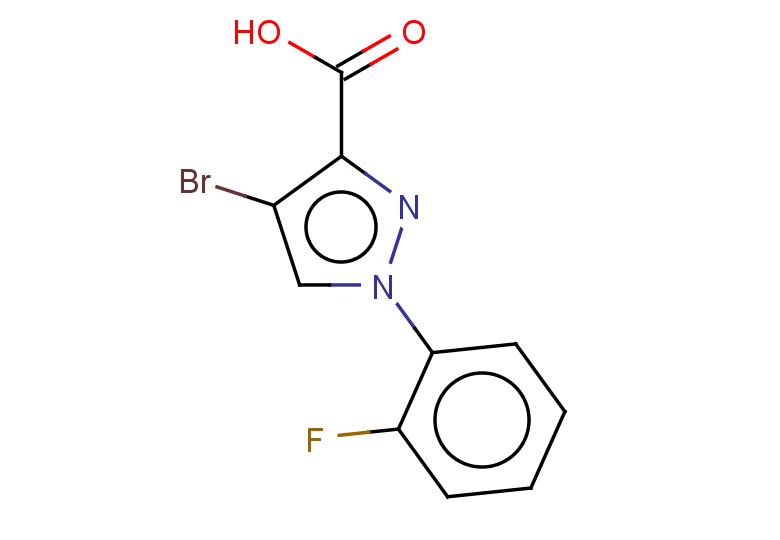 4-bromo-1-(2-fluorophenyl)-1H-pyrazole-3-carboxylic acid