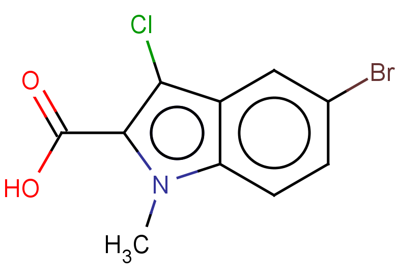 5-bromo-3-chloro-1-methyl-1H-indole-2-carboxylic acid