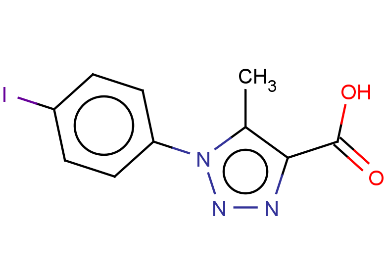 1-(4-iodophenyl)-5-methyl-1H-1,2,3-triazole-4-carboxylic acid