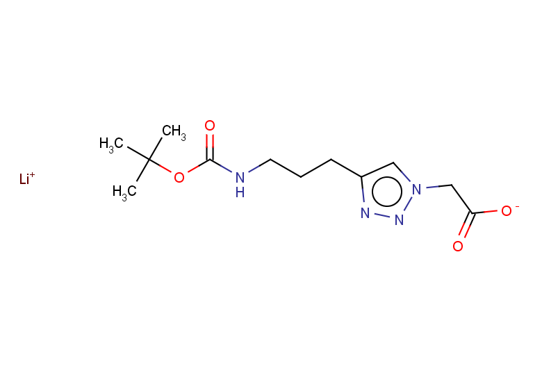 lithium(1+) 2-[4-(3-{[(tert-butoxy)carbonyl]amino}propyl)-1H-1,2,3-triazol-1-yl]acetate