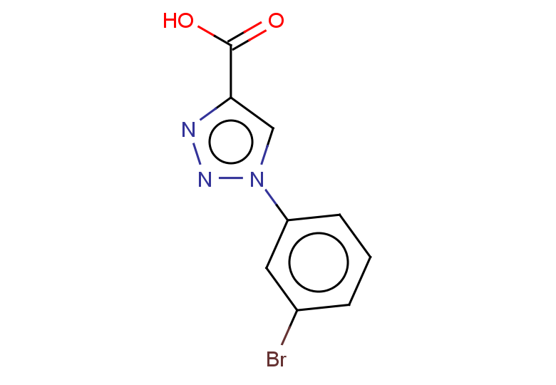 1-(3-bromophenyl)-1H-1,2,3-triazole-4-carboxylic acid