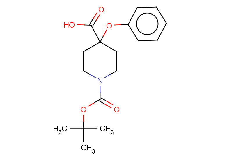 1-[(tert-butoxy)carbonyl]-4-phenoxypiperidine-4-carboxylic acid