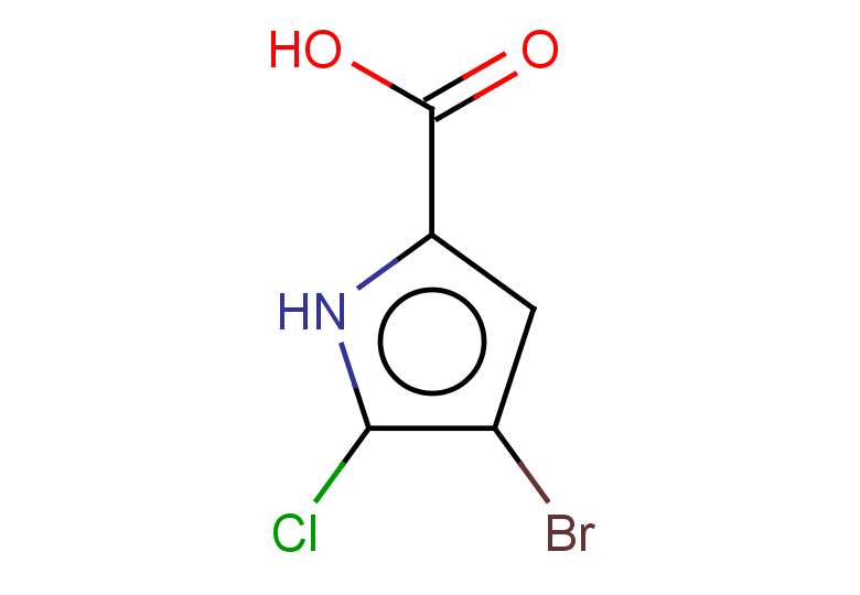 4-bromo-5-chloro-1H-pyrrole-2-carboxylic acid