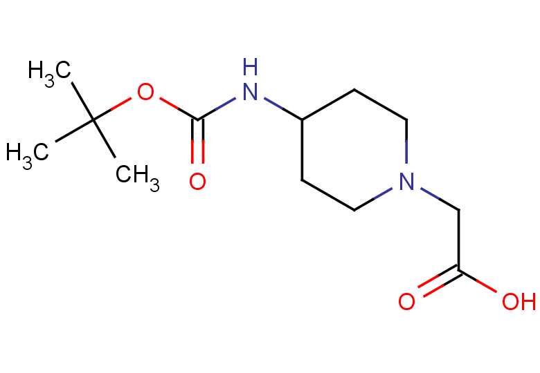 2-(4-{[(tert-butoxy)carbonyl]amino}piperidin-1-yl)acetic acid