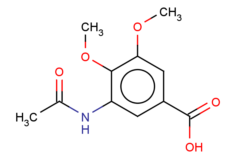 3-acetamido-4,5-dimethoxybenzoic acid