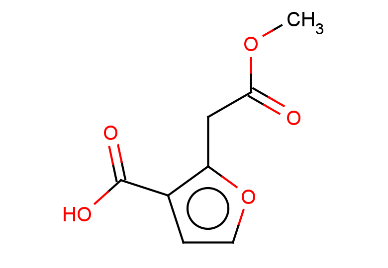 2-(2-methoxy-2-oxoethyl)furan-3-carboxylic acid