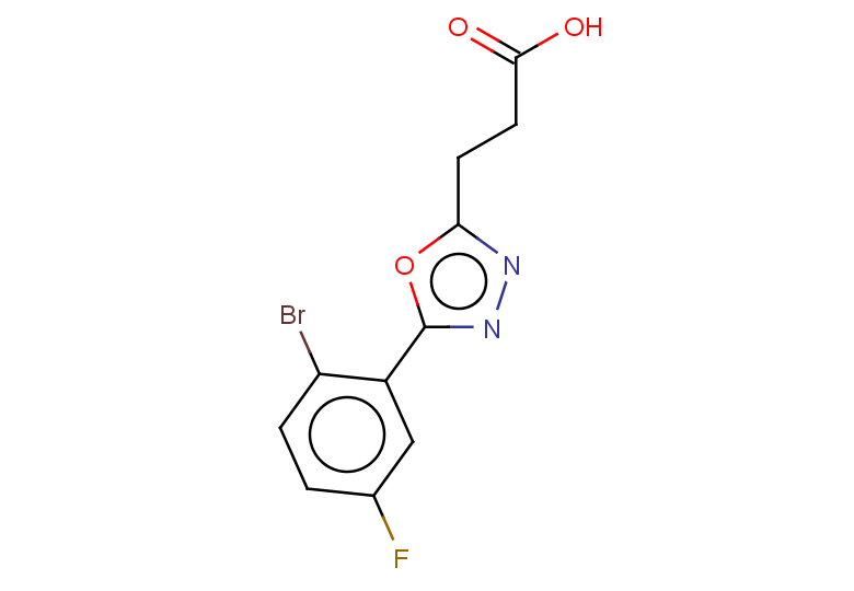 3-[5-(2-bromo-5-fluorophenyl)-1,3,4-oxadiazol-2-yl]propanoic acid