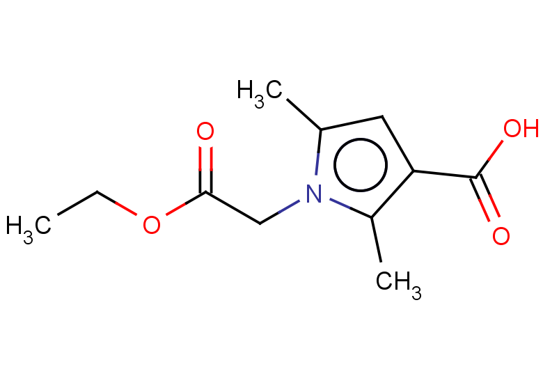1-(2-ethoxy-2-oxoethyl)-2,5-dimethyl-1H-pyrrole-3-carboxylic acid