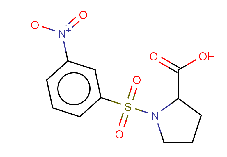 1-(3-nitrobenzenesulfonyl)pyrrolidine-2-carboxylic acid