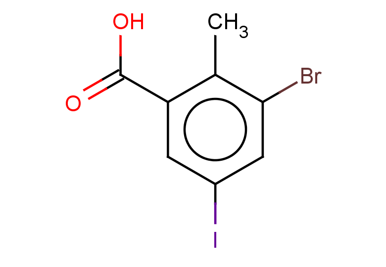 3-bromo-5-iodo-2-methylbenzoic acid