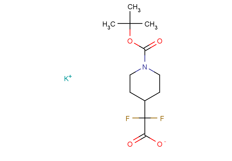 potassium 2-{1-[(tert-butoxy)carbonyl]piperidin-4-yl}-2,2-difluoroacetate