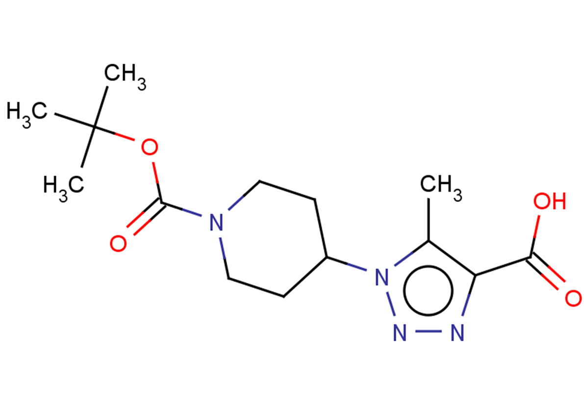 1-{1-[(tert-butoxy)carbonyl]piperidin-4-yl}-5-methyl-1H-1,2,3-triazole-4-carboxylic acid