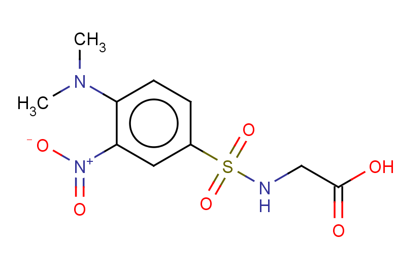 2-[4-(dimethylamino)-3-nitrobenzenesulfonamido]acetic acid