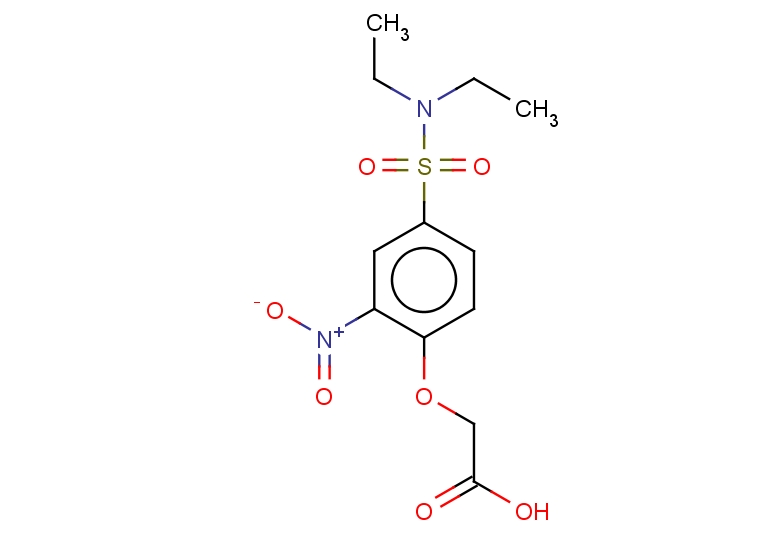 2-[4-(diethylsulfamoyl)-2-nitrophenoxy]acetic acid