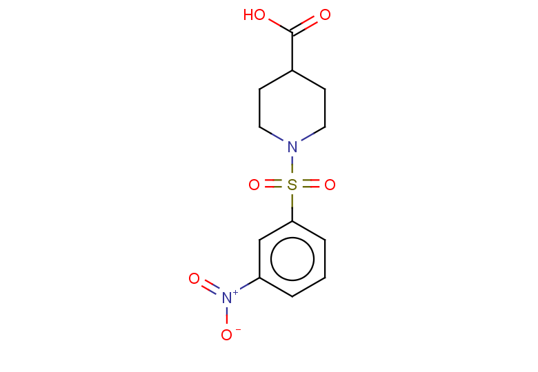 1-(3-nitrobenzenesulfonyl)piperidine-4-carboxylic acid