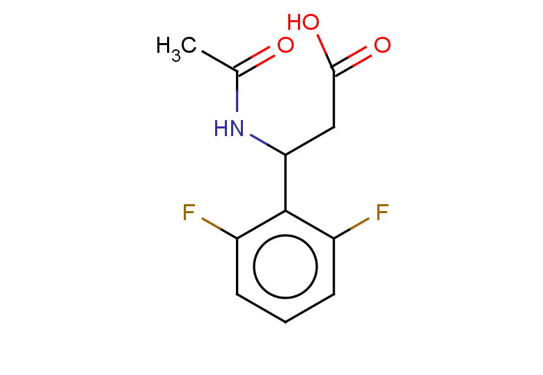 3-(2,6-difluorophenyl)-3-acetamidopropanoic acid