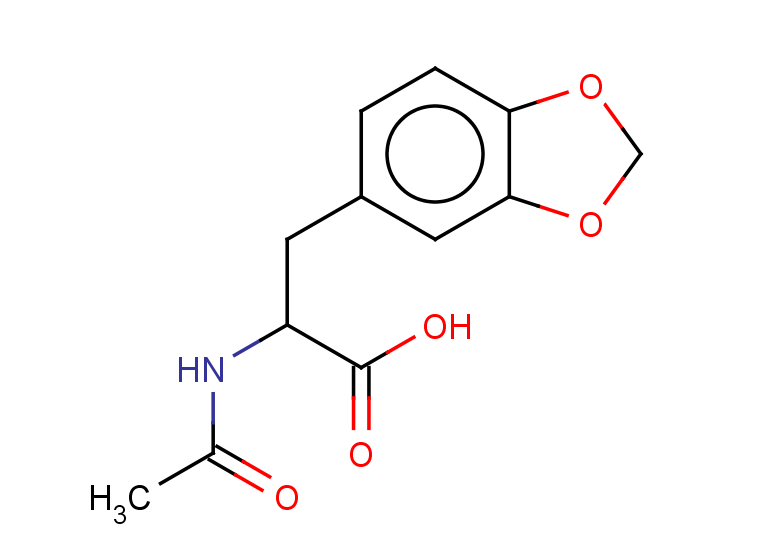 3-(1,3-dioxaindan-5-yl)-2-acetamidopropanoic acid