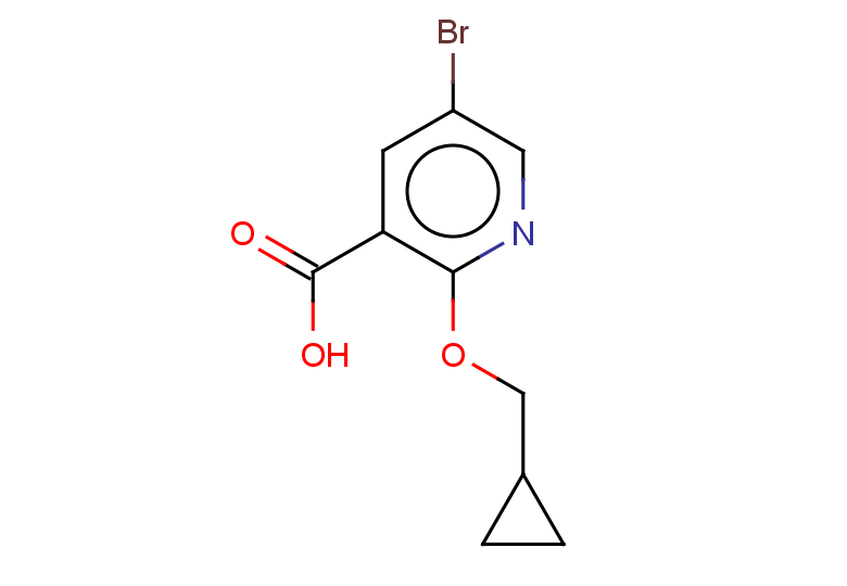 5-bromo-2-(cyclopropylmethoxy)pyridine-3-carboxylic acid