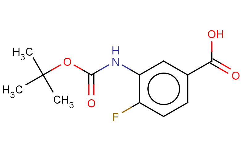 3-{[(tert-butoxy)carbonyl]amino}-4-fluorobenzoic acid