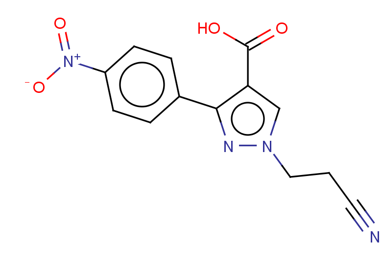 1-(2-cyanoethyl)-3-(4-nitrophenyl)-1H-pyrazole-4-carboxylic acid