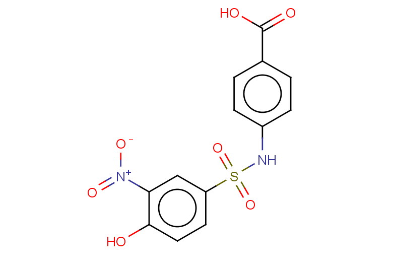 4-(4-hydroxy-3-nitrobenzenesulfonamido)benzoic acid
