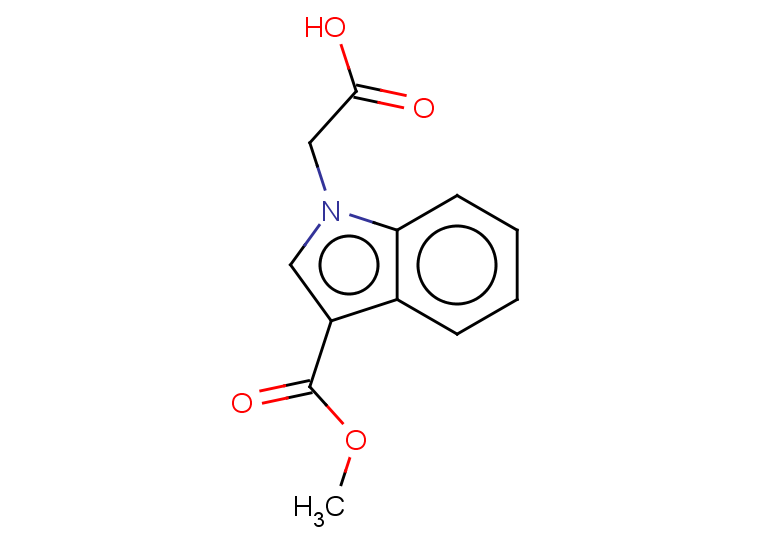 2-[3-(methoxycarbonyl)-1H-indol-1-yl]acetic acid