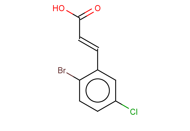(2E)-3-(2-bromo-5-chlorophenyl)prop-2-enoic acid