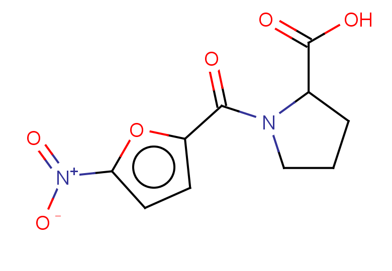 1-(5-nitrofuran-2-carbonyl)pyrrolidine-2-carboxylic acid