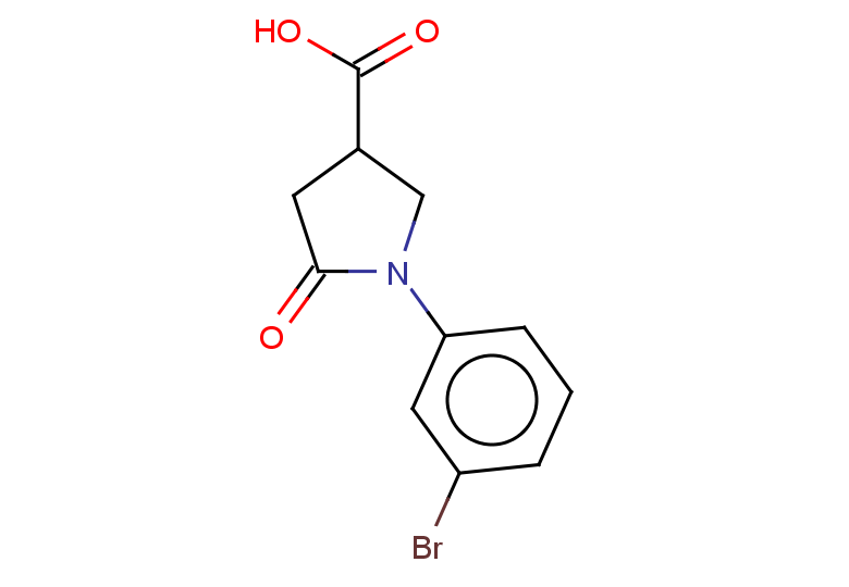1-(3-bromophenyl)-5-oxopyrrolidine-3-carboxylic acid