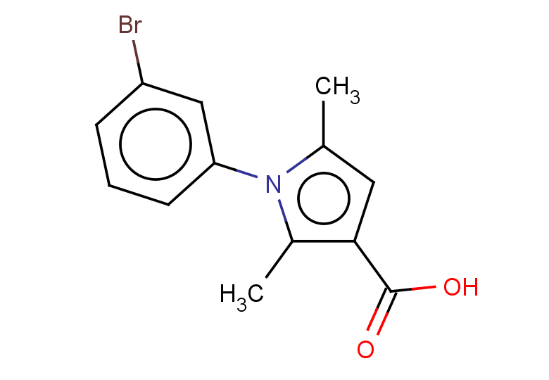 1-(3-bromophenyl)-2,5-dimethyl-1H-pyrrole-3-carboxylic acid