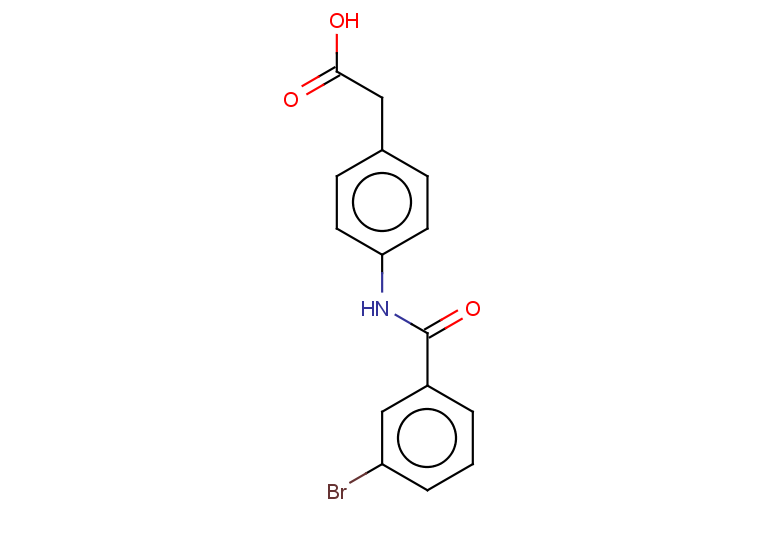 2-[4-(3-bromobenzamido)phenyl]acetic acid
