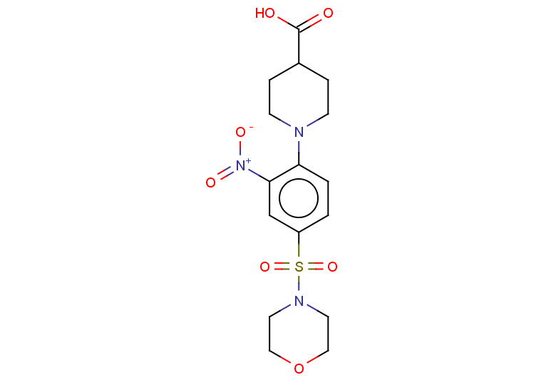 1-[4-(morpholine-4-sulfonyl)-2-nitrophenyl]piperidine-4-carboxylic acid