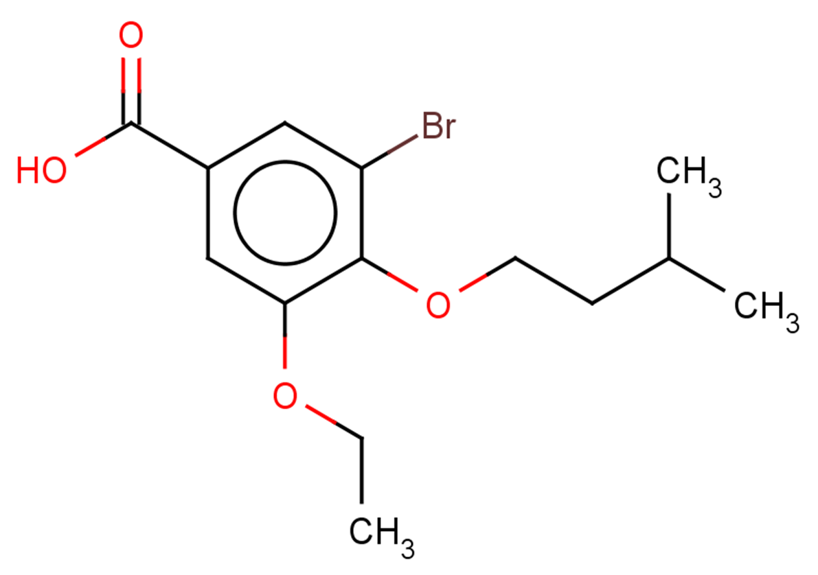 3-bromo-5-ethoxy-4-(3-methylbutoxy)benzoic acid