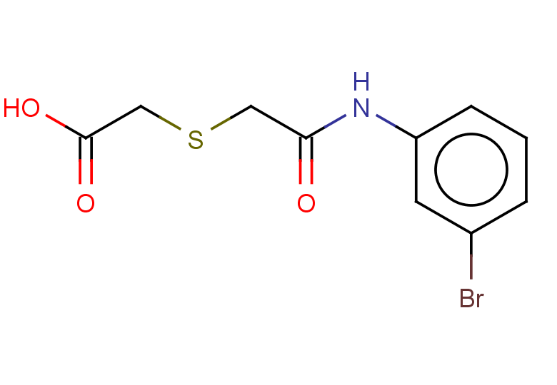 2-({[(3-bromophenyl)carbamoyl]methyl}sulfanyl)acetic acid