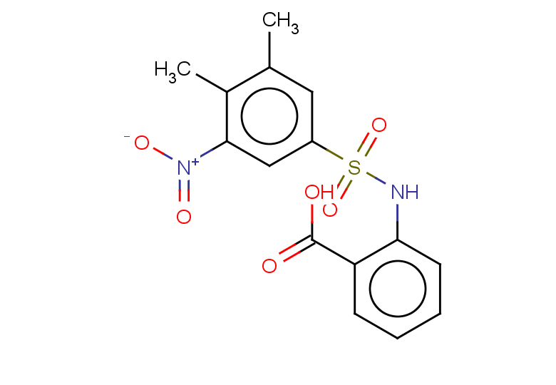2-(3,4-dimethyl-5-nitrobenzenesulfonamido)benzoic acid