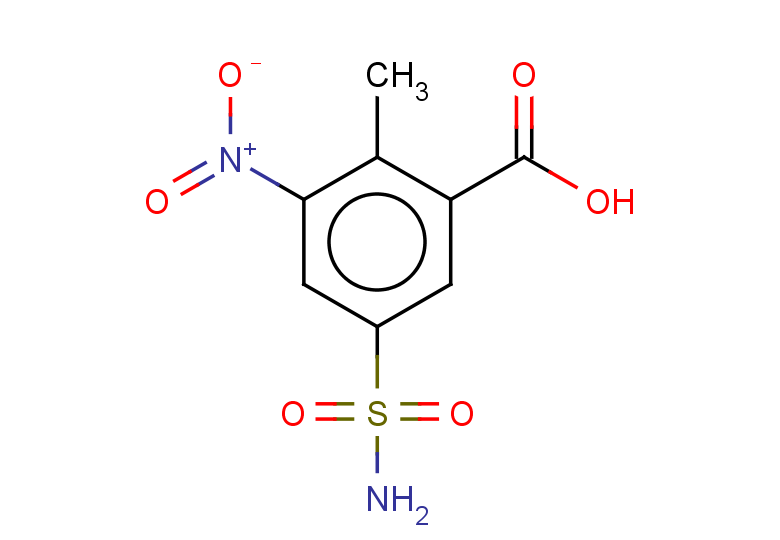 2-methyl-3-nitro-5-sulfamoylbenzoic acid