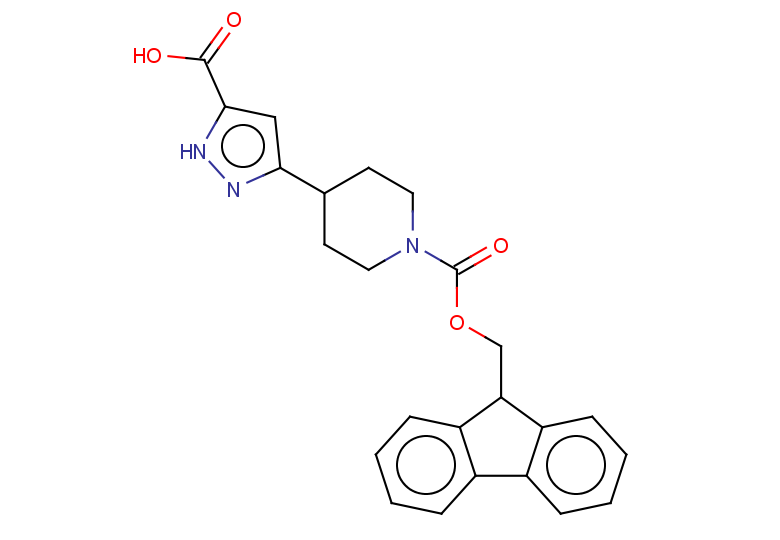 3-(1-{[(9H-fluoren-9-yl)methoxy]carbonyl}piperidin-4-yl)-1H-pyrazole-5-carboxylic acid