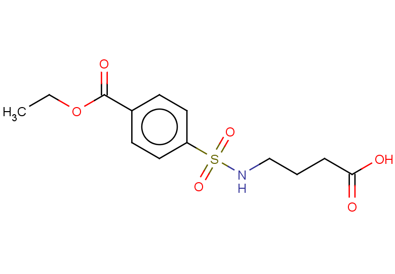 4-[4-(ethoxycarbonyl)benzenesulfonamido]butanoic acid