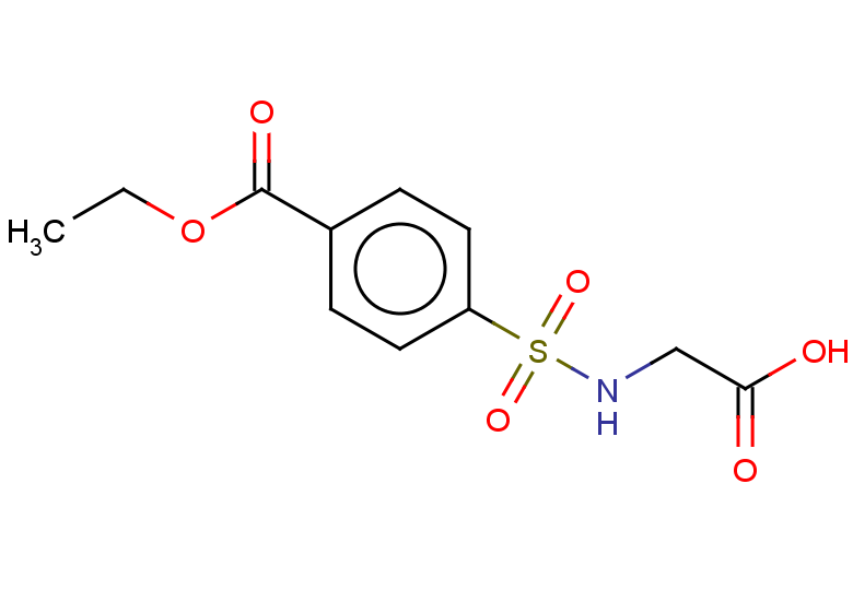 2-[4-(ethoxycarbonyl)benzenesulfonamido]acetic acid